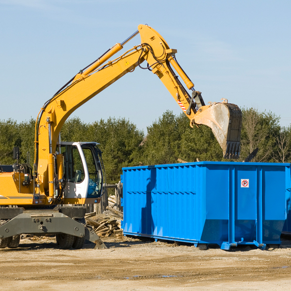 what kind of customer support is available for residential dumpster rentals in Dike Texas